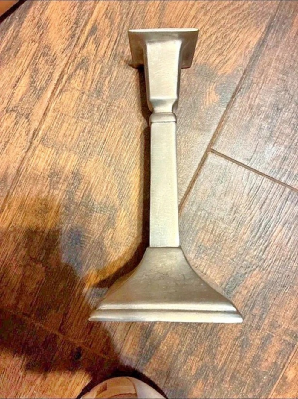 Candle holder pewter